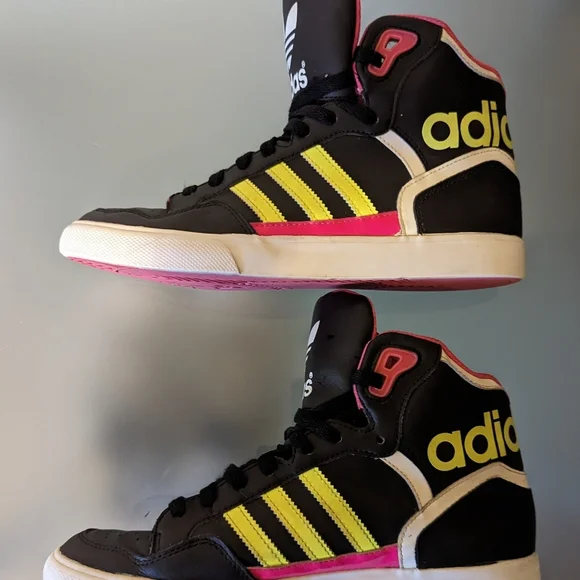 ADIDAS EXTABALL BLACK/M21162 RARE WOMEN SZ 8.5 - Picture 5 of 8